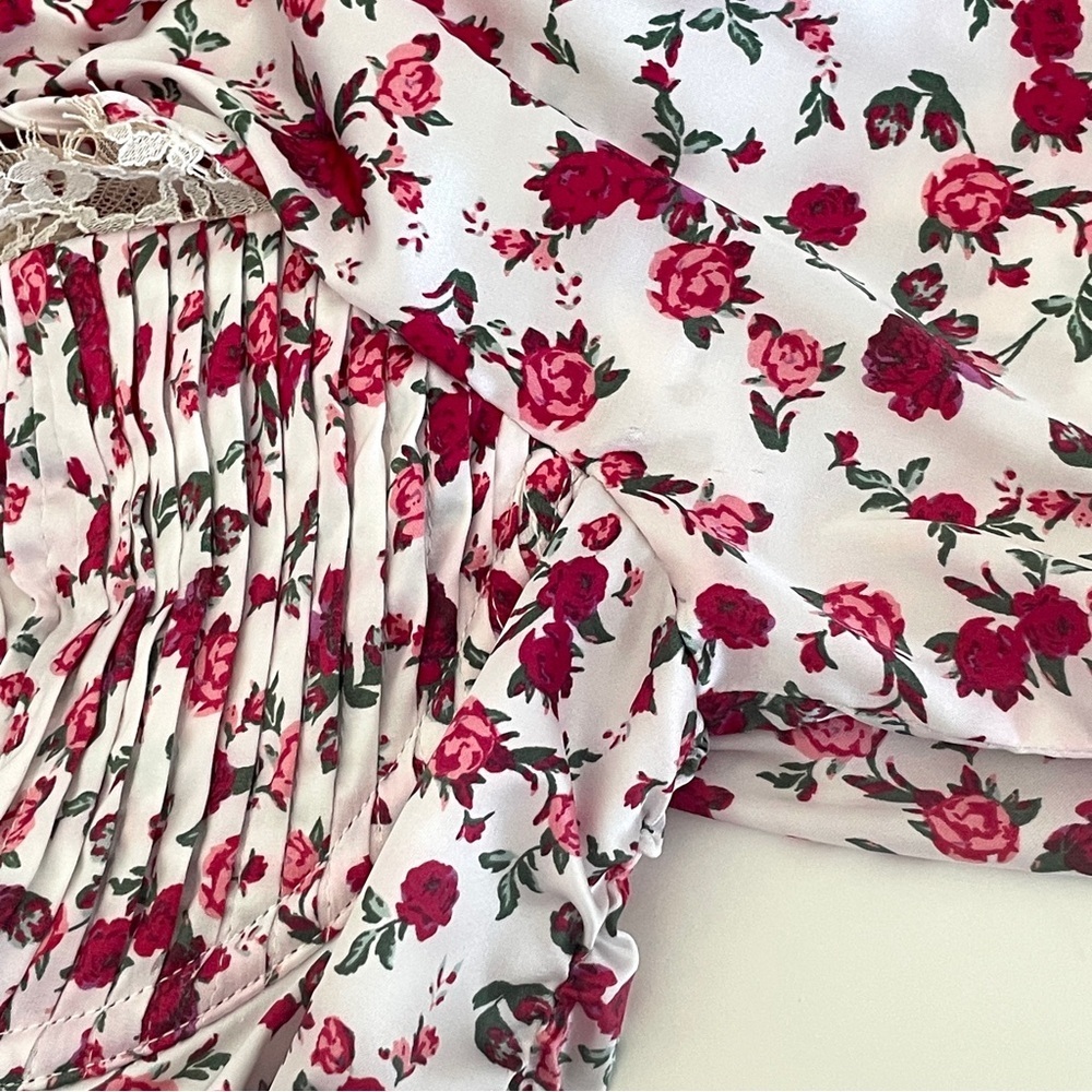 For Love & Lemons X Victoria Secret Melrose Floral Mini Dress - Picture 12 of 15